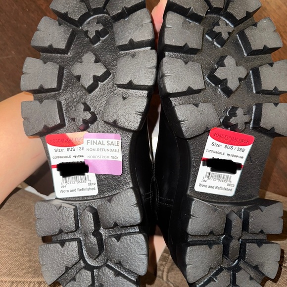 PRADA Monolith Brushed Leather Chelsea Platform Chunky Boot - SIZE 38EU/8US - Picture 12 of 16